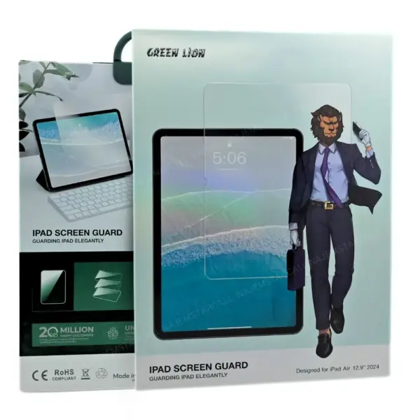 GREEN LION IPAD SCREEN GUARD FOR IPAD PRO 12.9'' | CLEAR